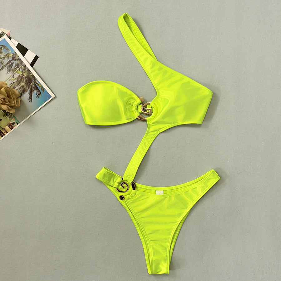 Wholesale Slim waist sexy one piece swimsuit